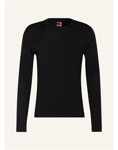 Функциональное нижнее белье-рубашка 260 tech из шерсти мериноса, черный Icebreaker