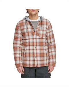Мужская стеганая куртка-рубашка с капюшоном, оранжевый Levi's®
