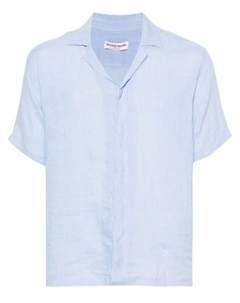 Рубашка с короткими рукавами, синий Orlebar brown