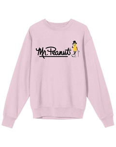 Мужской свитшот Planters Mr. Peanut, розовый Licensed character