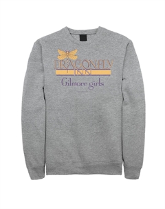 Мужской свитшот с логотипом Gilmore Girls Dragonfly Inn, цвет Athletic Heather Licensed character