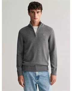 Джемпер Casual Cotton Half Zip, цвет dark grey Gant