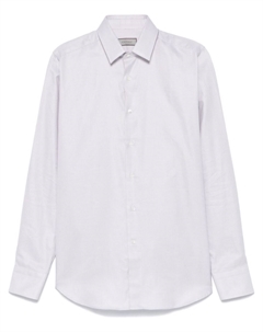 Рубашка с геометричным узором, серый Canali