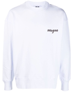 Толстовка с логотипом, белый Msgm