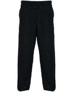 Льняные зауженные брюки Lex, синий Orlebar brown