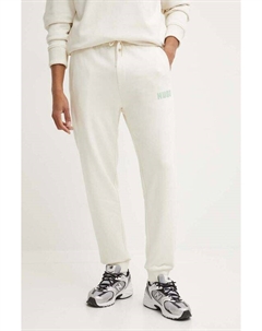 Хлопковые спортивные штаны, бежевый Hugo