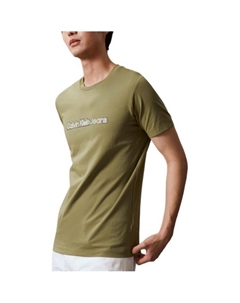 Футболка мужская розмариново-зеленая, зеленый Calvin klein