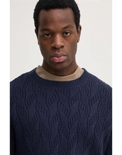 ЭВАНДЕР свитер из смесовой шерсти, темно-синий Guess