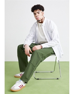 Брюки DOUBLE KNEE PANT, оливково-зеленый Carhartt wip