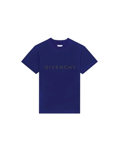 Футболка мужская кобальтово-синяя, синий Givenchy