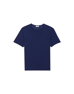 Футболка мужская синяя, синий Saint laurent