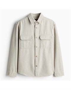 Куртка-рубашка A/W 2024 Regular Fit Felted, бежевый H&m