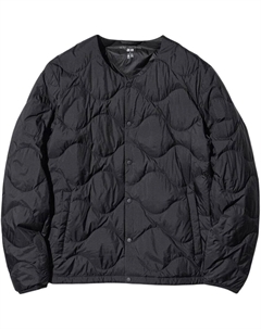 Стеганный пуховик мужской черный, 09 черный Uniqlo