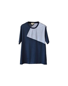 Футболка мужская темно-синяя Hermes, темно-синий Hermès