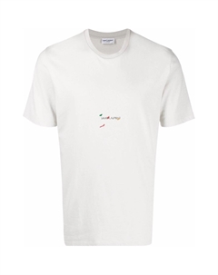 Футболка мужская белая, белый Saint laurent