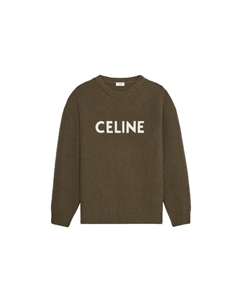 Свитер мужской хаки зеленый, зеленый Celine