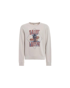 Толстовка мужская белая, белый Saint laurent