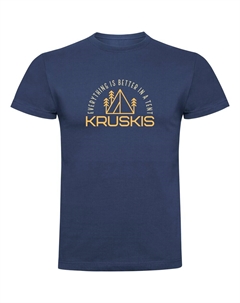 Футболка с коротким рукавом Everything Is Better, синий Kruskis