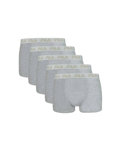 Боксеры без выкройки - 5 пар, серый Fila