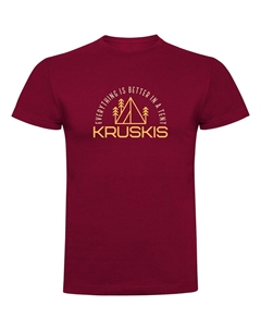 Футболка с коротким рукавом Everything Is Better, красный Kruskis