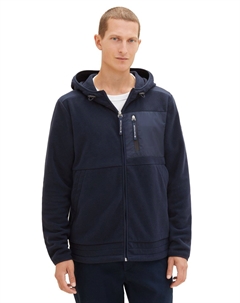 Толстовка CUTLINE FLEECE, синий Tom tailor