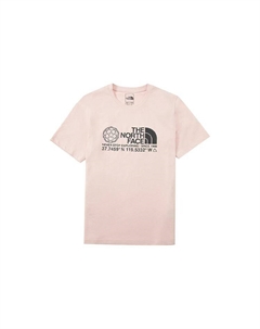 Футболка мужская розовая, розовый The north face