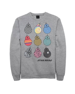 Мужской модный флисовый пуловер с рисунком «Звездные войны: Скайуокер. Восход» BB-8 Licensed character