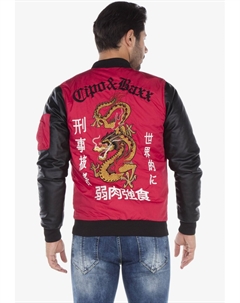 Куртка-бомбер, красный Cipo&baxx