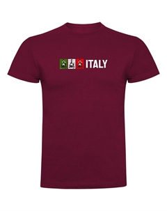 Футболка Italy, красный Kruskis