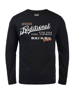 Лонгслив Langarmshirt, черный Blend