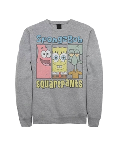Мужской свитшот с трио вставками «Губка Боб Квадратные Штаны» Licensed character
