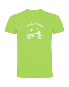 Футболка I Like To Ride Bikes, зеленый Kruskis