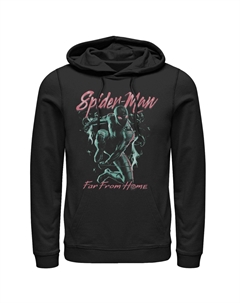 Мужской костюм-невидимка Marvel Spider-Man: Вдали от дома, темная толстовка с портретом Licensed character
