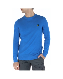 Джемпер с круглым вырезом, синий Lyle & scott