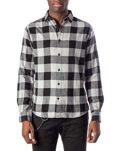 Рубашка в клетку, серый Only & sons