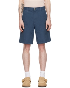 Синие шорты с двойным коленом Carhartt work in progress