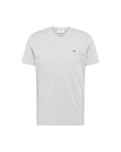 Классическая футболка Shirt, пятнистый серый Gant