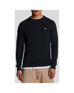 Джемпер хлопковый, темно-синий Lyle & scott