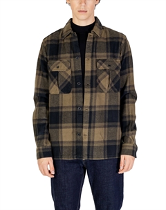 Рубашка в клетку, зеленый/черный Only & sons