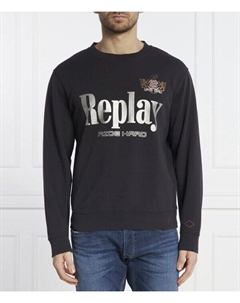 Толстовка Regular Fit, черный Replay