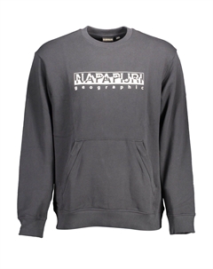 Черный хлопковый мужской свитер Napapijri