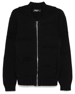 Вязаный кардиган, черный Dsquared2