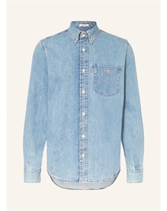 Джинсовая рубашка обычного кроя, светло-голубой Gant