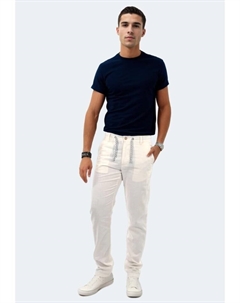 Тканевые брюки B798, белый Indicode