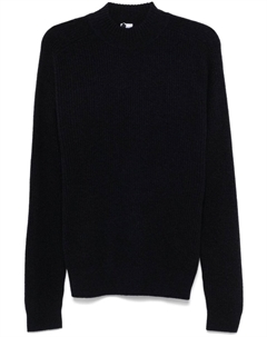 Свитер в рубчик, синий Aspesi