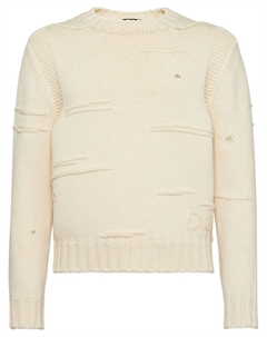 Джемпер с вышитым логотипом, серый Dsquared2