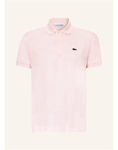 Классическая рубашка-поло из пике, светло-розовый Lacoste