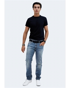 Тканевые брюки B796, цвет mittelblau Indicode