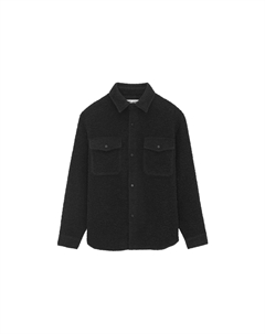 Рубашка мужская черная, черный Saint laurent