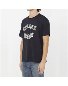 Футболка мужская черная, черный Celine